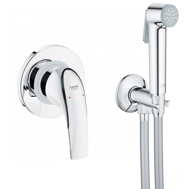 Душ гигиенический со смесителем 1 режим струи Grohe BauCurve 123072 / 122270 (NH0002) Душ гигиенический со смесителем 1 режим струи Grohe BauCurve 123072 / 122270 (NH0002)