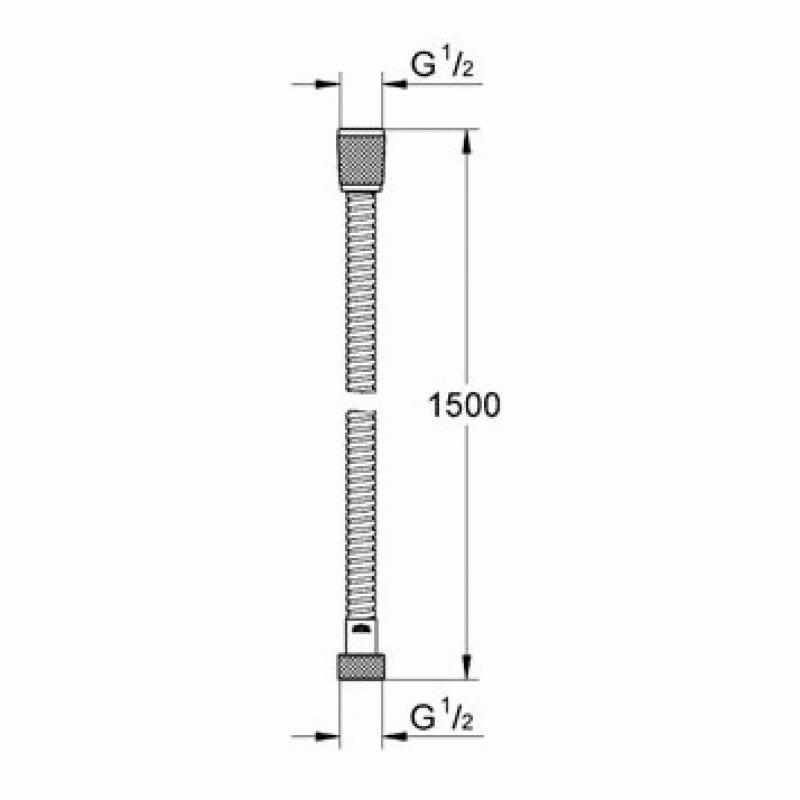 Душ гигиенический со смесителем 1 режим струи, комплект Grohe BauClassic 124434
