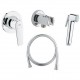 Душ гигиенический со смесителем 1 режим струи, комплект Grohe BauFlow 123073