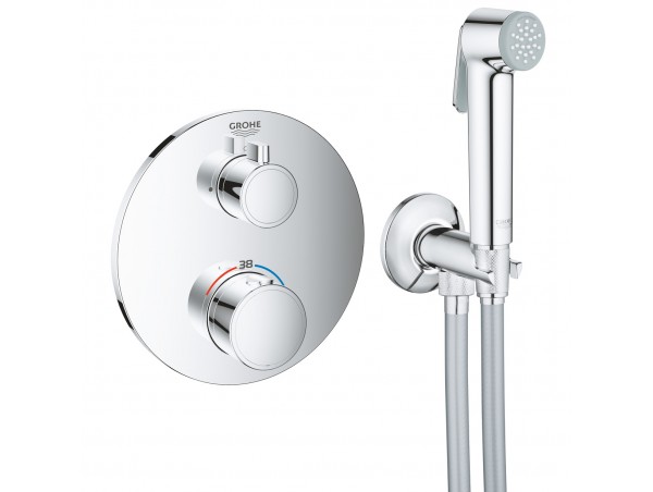 Душ гигиенический с термостатом 1 режим струи Grohe Grohtherm 24075124900