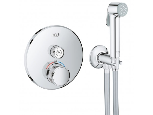 Душ гигиенический с термостатом 1 режим струи Grohe Grohtherm SmartControl 2911827512