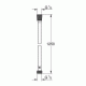 Душ гигиенический со смесителем 1 режим струи, комплект Grohe BauLoop New 2908027512N Душ гигиенический со смесителем 1 режим струи, комплект Grohe BauLoop New 2908027512N