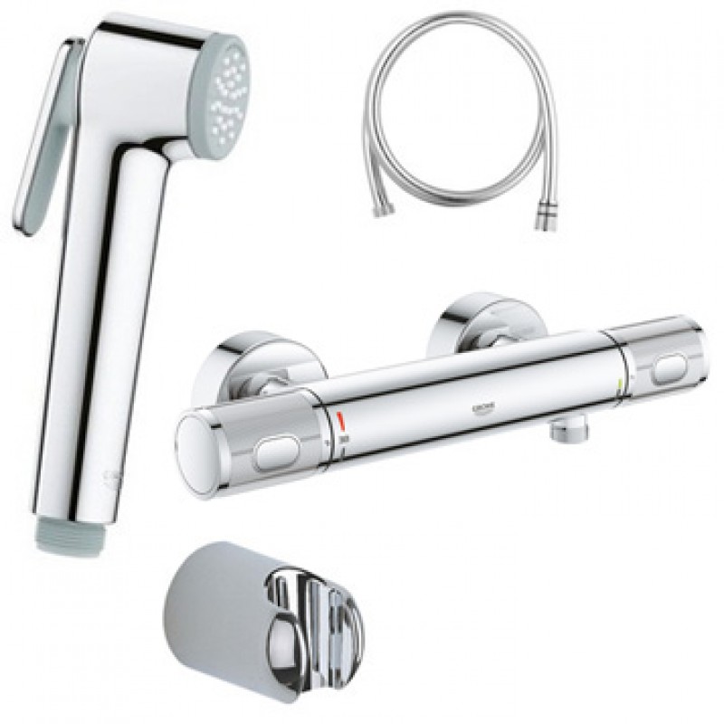 Душ гигиенический с термостатом 1 режим струи Grohe Grohtherm 1000 Performance 3477626354