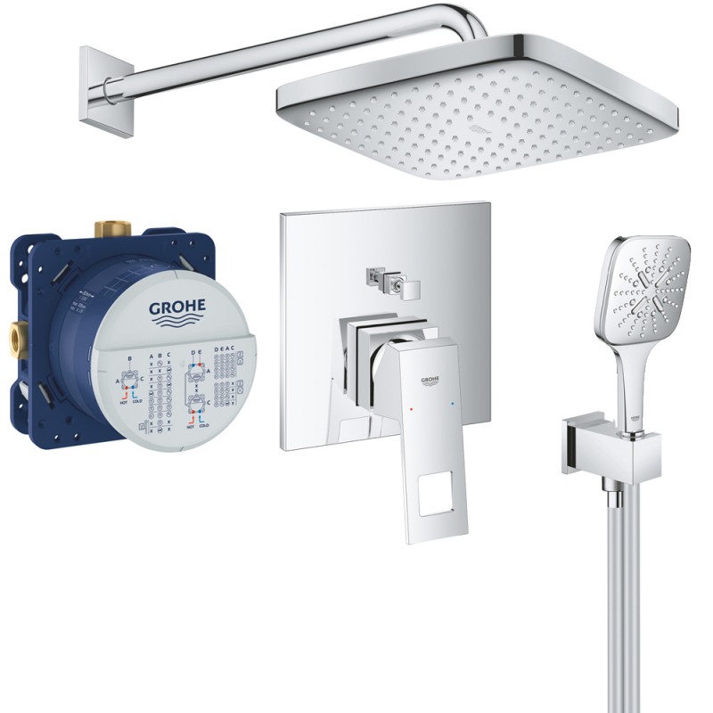 Душевая система встраиваемая со смесителем Grohe Eurocube 119703A
