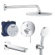 Душевая система встраиваемая со смесителем, с изливом Grohe Essence New 119705