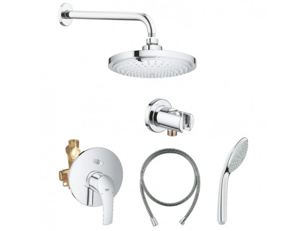Душевая система встраиваемая со смесителем Grohe Eurosmart 124440