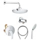 Душевая система встраиваемая со смесителем Grohe Eurosmart 124440 Душевая система встраиваемая со смесителем Grohe Eurosmart 124440