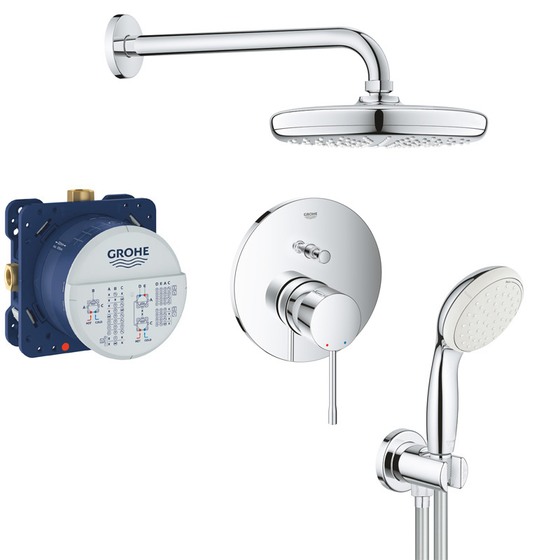 Душевая система встраиваемая со смесителем Grohe Essence New 2405826411 (119599)