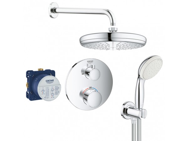 Душевая система встраиваемая с термостатом Grohe Grohtherm 2407726411 (34733003)