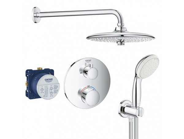 Душевая система встраиваемая с термостатом Grohe Grohtherm 2407726458 (121697)
