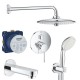 Душевая система встраиваемая со смесителем, с изливом Grohe Essence New 2409226458-2 (119695) Душевая система встраиваемая со смесителем, с изливом Grohe Essence New 2409226458-2 (119695)