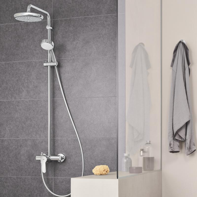 Душевая система со смесителем для душа, поворотная Grohe Tempesta Cosmopolitan 26224001