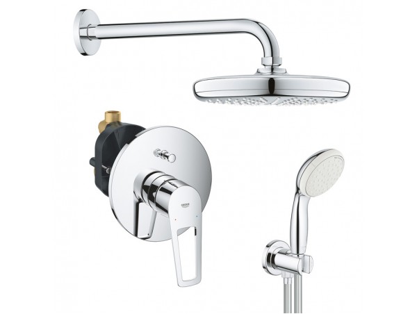 Душевая система встраиваемая со смесителем Grohe BauLoop New 2641129081 (119691)