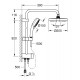 Душевая система со смесителем для ванны Grohe BauEdge New 2645323604