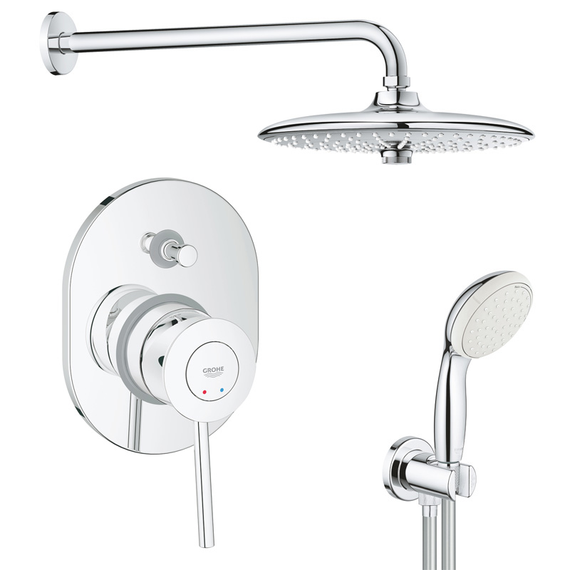 Душевая система встраиваемая со смесителем Grohe BauClassic 2645829047