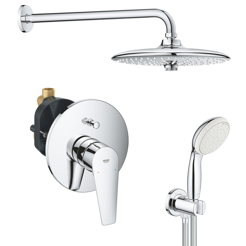 Душевая система встраиваемая со смесителем Grohe BauEdge New 119694