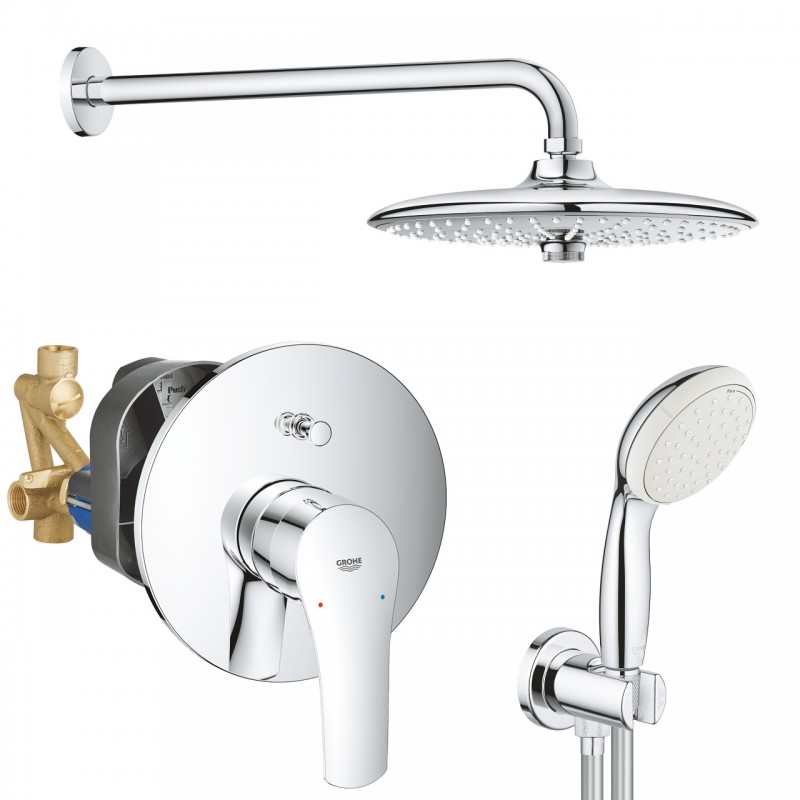 Душевая система встраиваемая со смесителем Grohe Eurosmart 2645833305-2 (119690)
