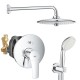 Душевая система встраиваемая со смесителем Grohe Eurosmart 2645833305-2 (119690)