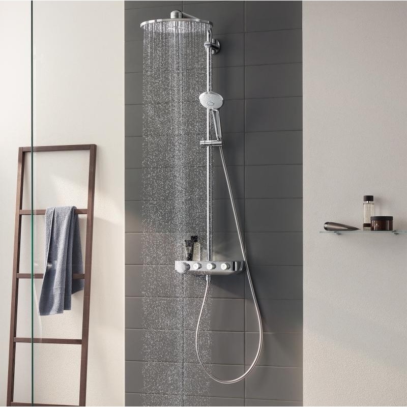 Душевая система с термостатом для душа, поворотная Grohe SmartControl Euphoria 26507000