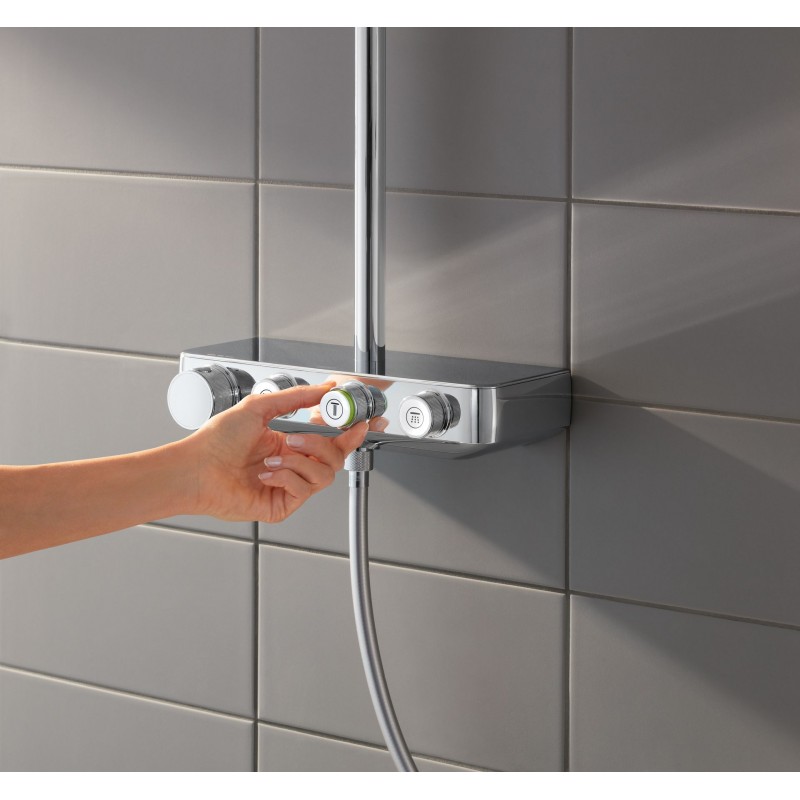 Душевая система с термостатом для душа, поворотная Grohe SmartControl Euphoria 26507000