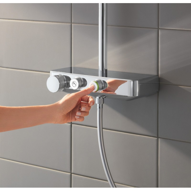 Душевая система с термостатом для душа, поворотная Grohe SmartControl Euphoria 26509000