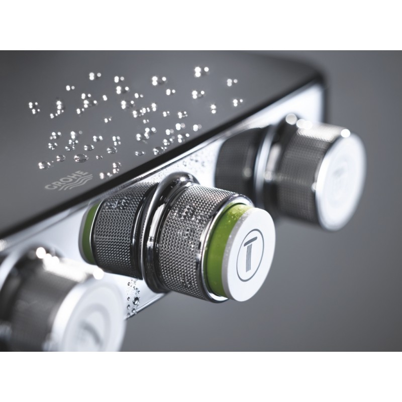 Душевая система с термостатом для ванны, поворотная Grohe SmartControl Euphoria 26510000