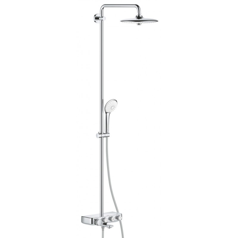 Душевая система с термостатом для ванны, поворотная Grohe SmartControl Euphoria 26510000