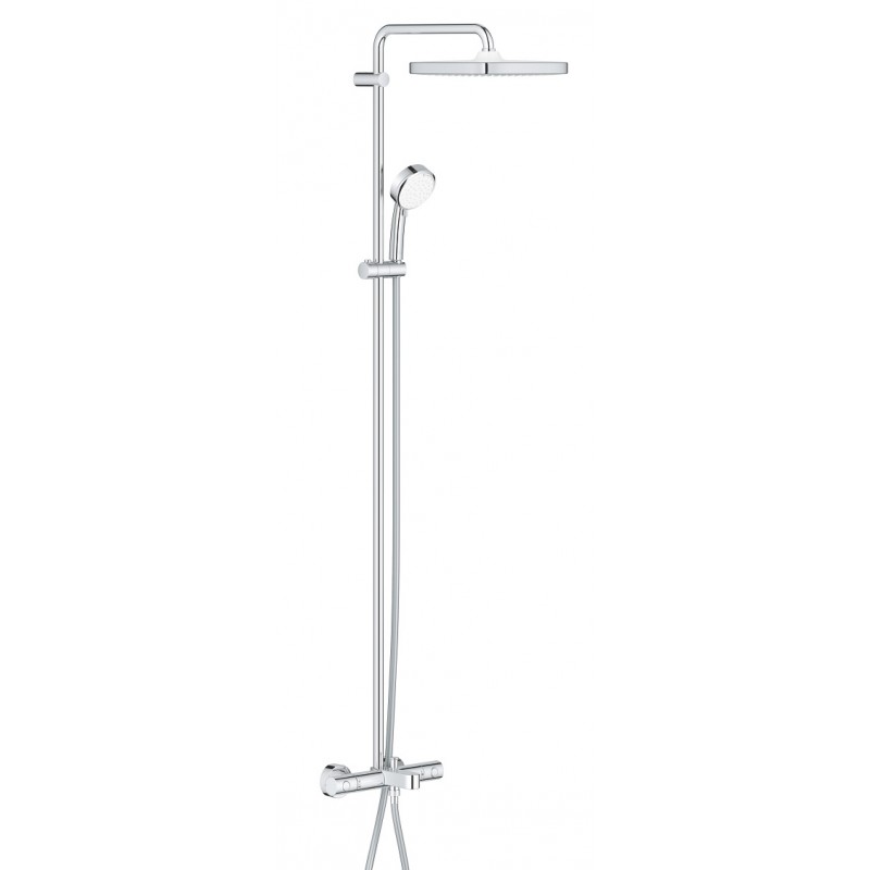 Душевая система с термостатом для ванны, поворотная Grohe Tempesta New Cosmopolitan 26691000