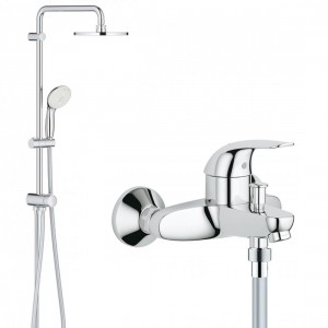 Душевая система со смесителем для ванны Grohe Euroeco 2738932743 (NB0046)