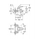 Душевая система со смесителем для ванны Grohe Euroeco 2738932743 (NB0046)
