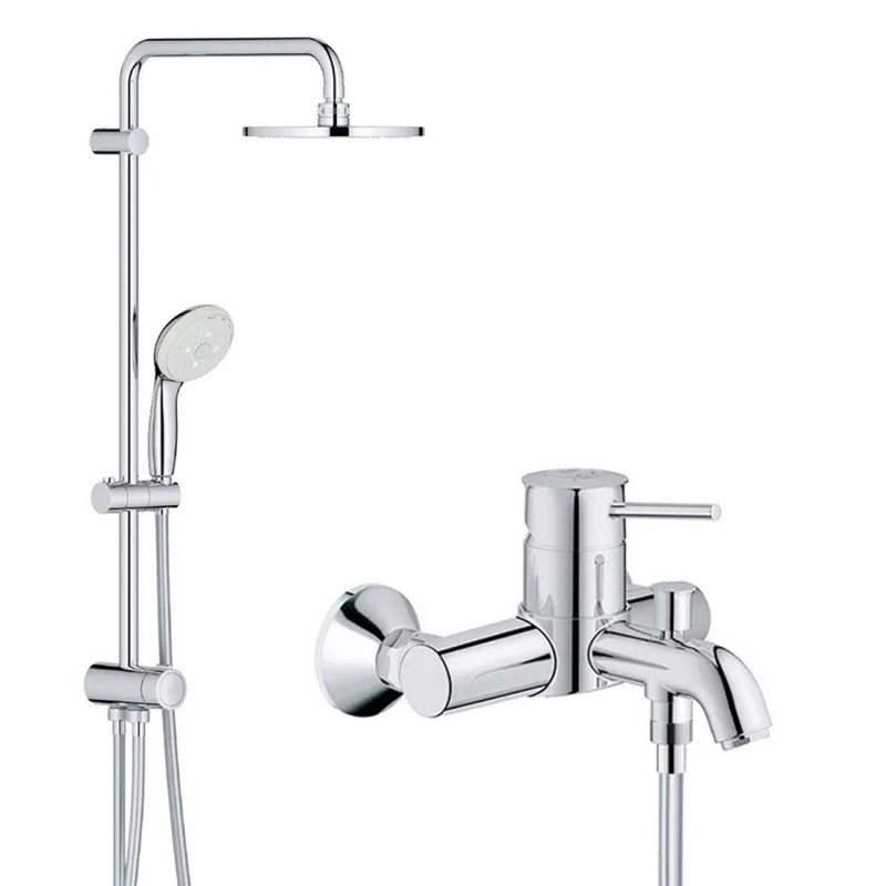 Душевая система со смесителем для ванны Grohe BauClassic 2738932865