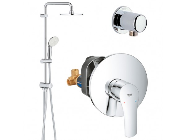 Душевая система со смесителем для душа Grohe Eurosmart New 2738933556