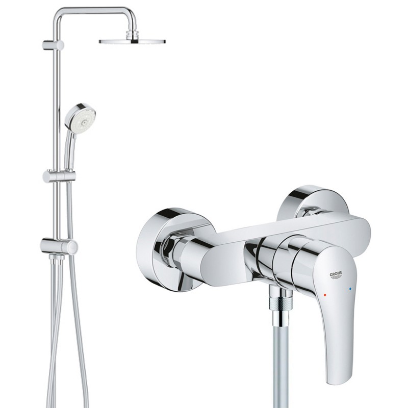 Душевая система со смесителем для душа Grohe Eurosmart New 2739433555