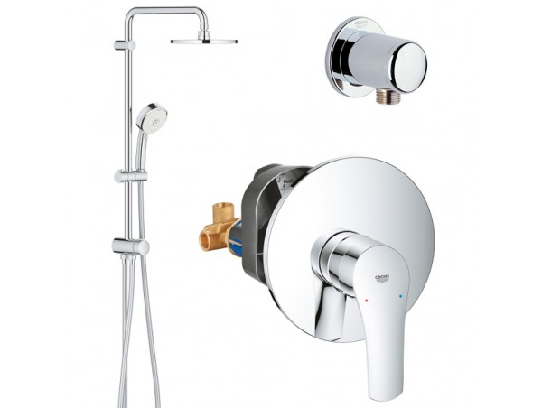 Душевая система со смесителем для душа Grohe Eurosmart New 2739433556