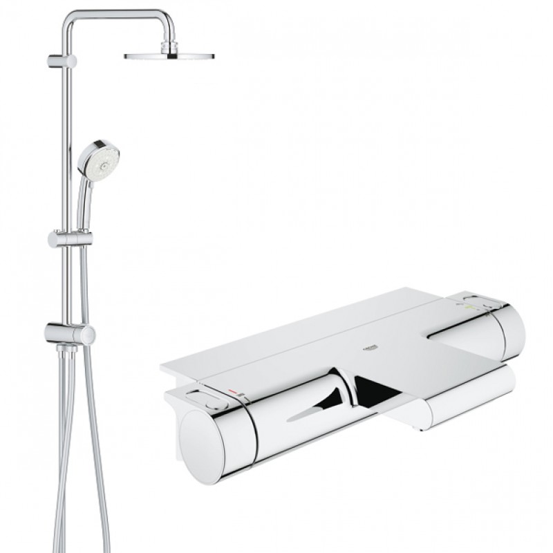 Душевая система с термостатом для ванны Grohe Grohtherm 2000 New 2739434464 Душевая система с термостатом для ванны Grohe Grohtherm 2000 New 2739434464