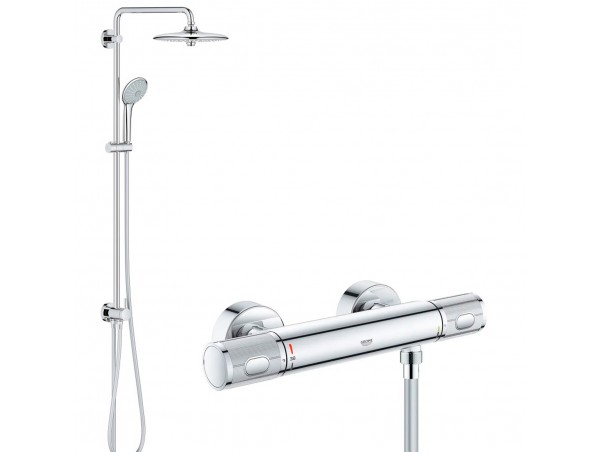 Душевая система с термостатом для душа, поворотная Grohe Grohtherm 1000 Performance 2742134776