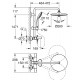 Душевая система с термостатом для ванны, поворотная Grohe Euphoria 27475001