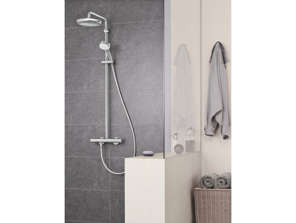 Душевая система с термостатом для душа, поворотная Grohe Tempesta Cosmopolitan 27922001 Душевая система с термостатом для душа, поворотная Grohe Tempesta Cosmopolitan 27922001