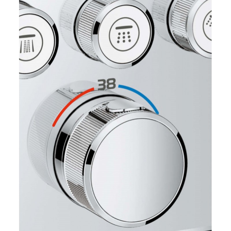 Душевая система встраиваемая с термостатом Grohe Rainshower SmartControl 34705000 Душевая система встраиваемая с термостатом Grohe Rainshower SmartControl 34705000