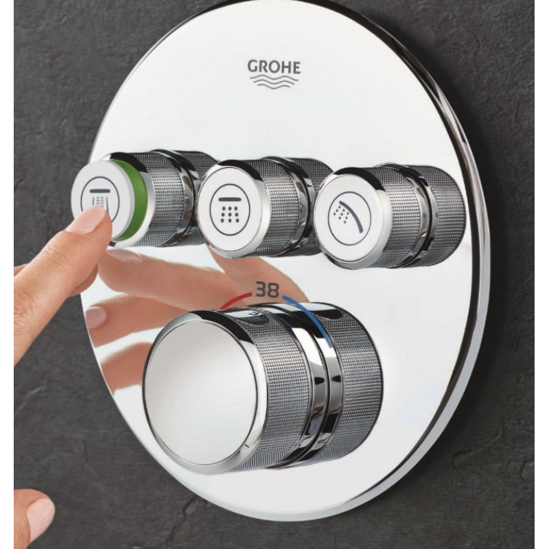 Душевая система встраиваемая с термостатом Grohe Rainshower SmartControl 34705000 Душевая система встраиваемая с термостатом Grohe Rainshower SmartControl 34705000