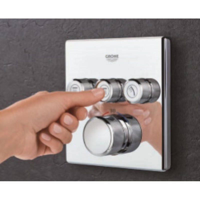 Душевая система встраиваемая с термостатом Grohe Rainshower SmartControl Cube 34706000