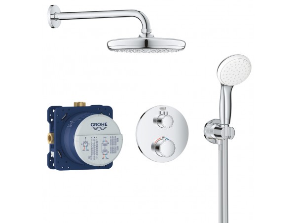Душевая система встраиваемая с термостатом Grohe Grohtherm 34727000