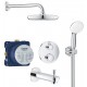 Душевая система встраиваемая с термостатом, с изливом Grohe Grohtherm 34727000P