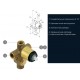 Душевая система встраиваемая со смесителем Kludi Bozz Black 387363976 (386303976) (7 в 1) черный матовый