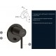 Душевая система встраиваемая со смесителем Kludi Bozz Black 387363976 (386303976) (7 в 1) черный матовый