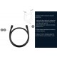 Душевая система встраиваемая со смесителем Kludi Bozz Black 387363976 (386303976) (7 в 1) черный матовый