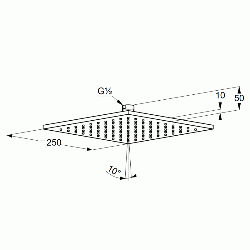 Душевая система встраиваемая со смесителем Kludi Ameo 416720575 (416400575) (7 в 1)