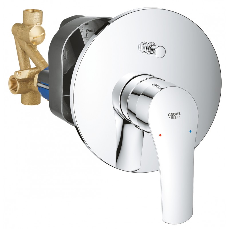 Душевая система встраиваемая со смесителем, с изливом Grohe Eurosmart New 2738933305