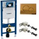Инсталляция для унитаза подвесного Geberit Duofix Sigma 12 UP320 смывная клавиша Sigma 01 111.300.00.5-115.770.GL.5 золотая глянцевая смывная клавиша Инсталляция для унитаза подвесного Geberit Duofix Sigma 12 UP320 смывная клавиша Sigma 01 111.300.00.5-115.770.GL.5 золотая глянцевая смывная клавиша