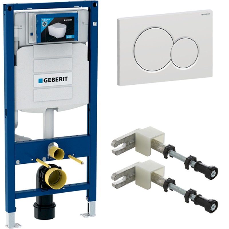 Инсталляция для унитаза подвесного Geberit Duofix Sigma 12 UP320 смывная клавиша Sigma 01 хром матовый 111.300.00.5-115.770.JQ.5 (не оставляет отпечатков пальцев) Инсталляция для унитаза подвесного Geberit Duofix Sigma 12 UP320 смывная клавиша Sigma 01 хром матовый 111.300.00.5-115.770.JQ.5 (не оставляет отпечатков пальцев)